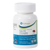 Thumbnail for Organic Kids D3 Chewable 800IU - Pathway