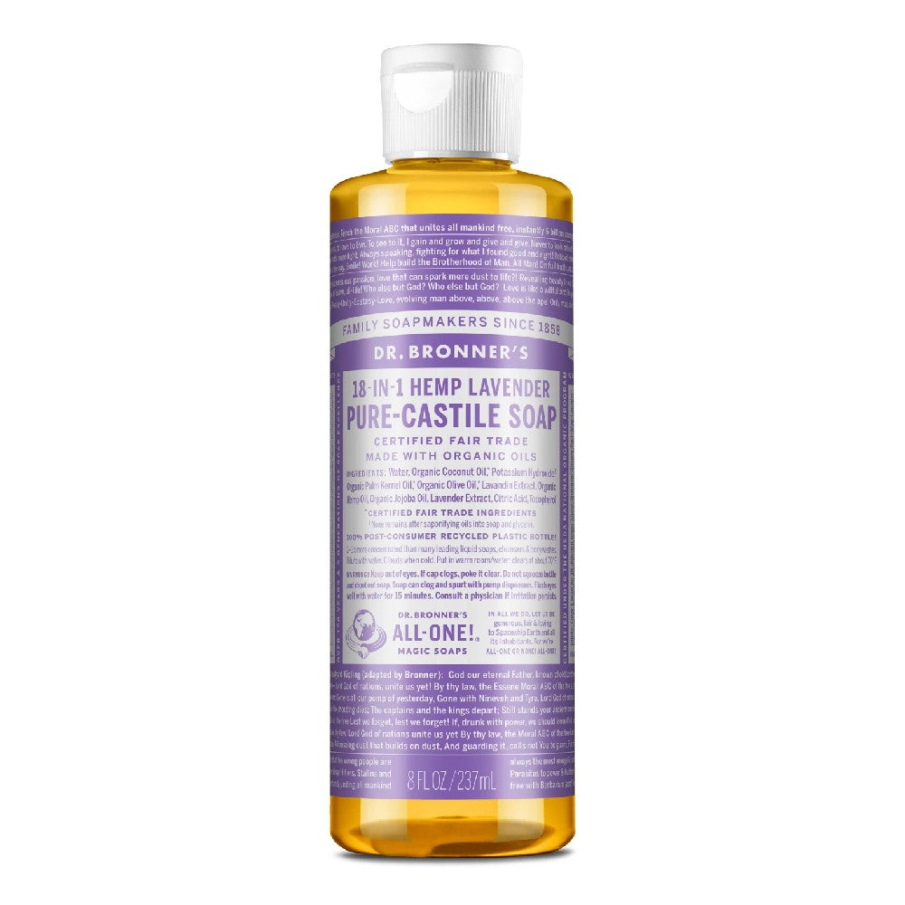 Pure Castile Liquid Soap - Lavender - Dr Bronners