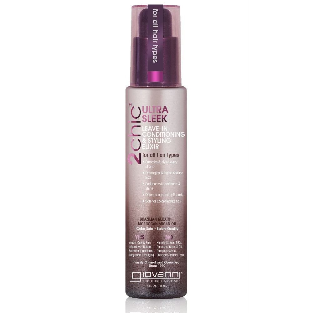 2chic Ultra-Sleek Leave- In Conditioning & Styling Elixir - Giovanni
