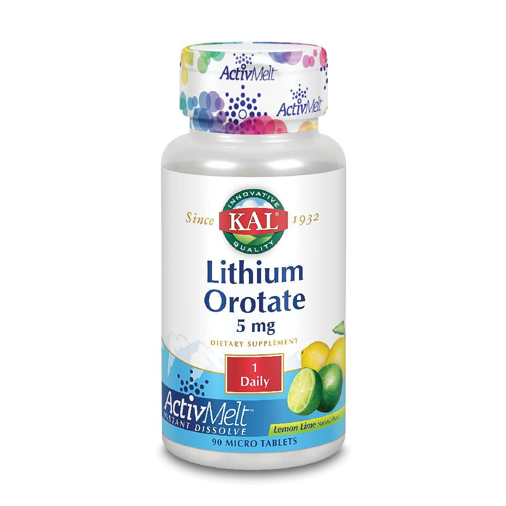 Lithium Orotate ActivMelt Lemon Lime 5 MG