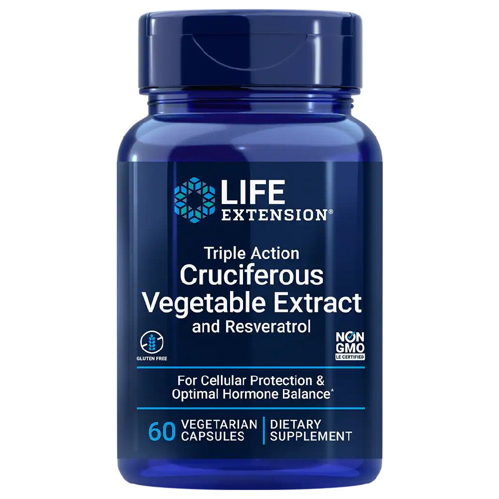 Triple Action Cruciferous Vegetable Extract and Resveratrol