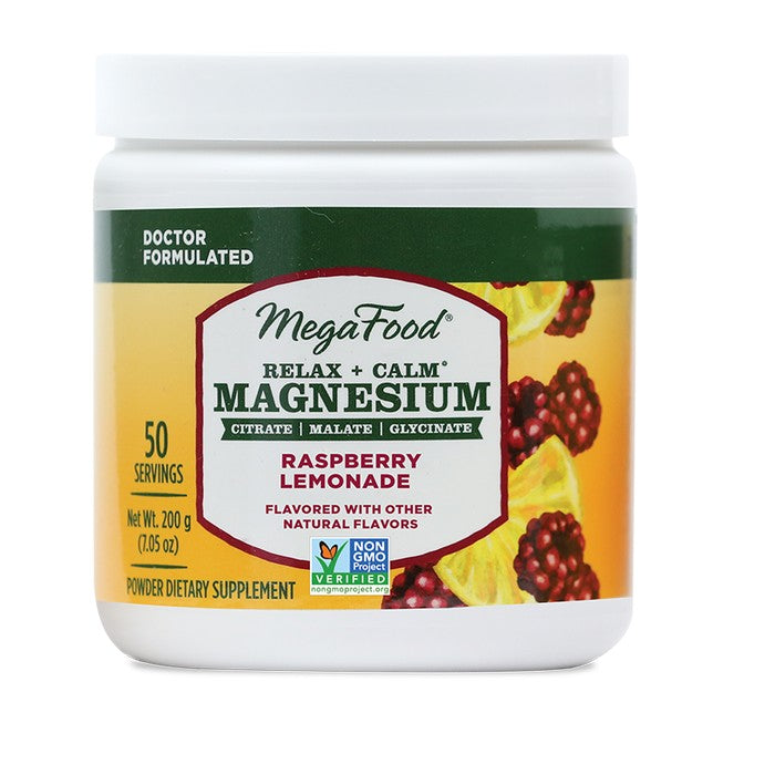 Relax + Calm Magnesium Powder - Raspberry Lemonade Flavor - My Village Green