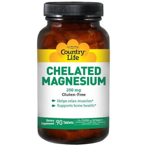 Chelated Magnesium 250 mg - Country Life