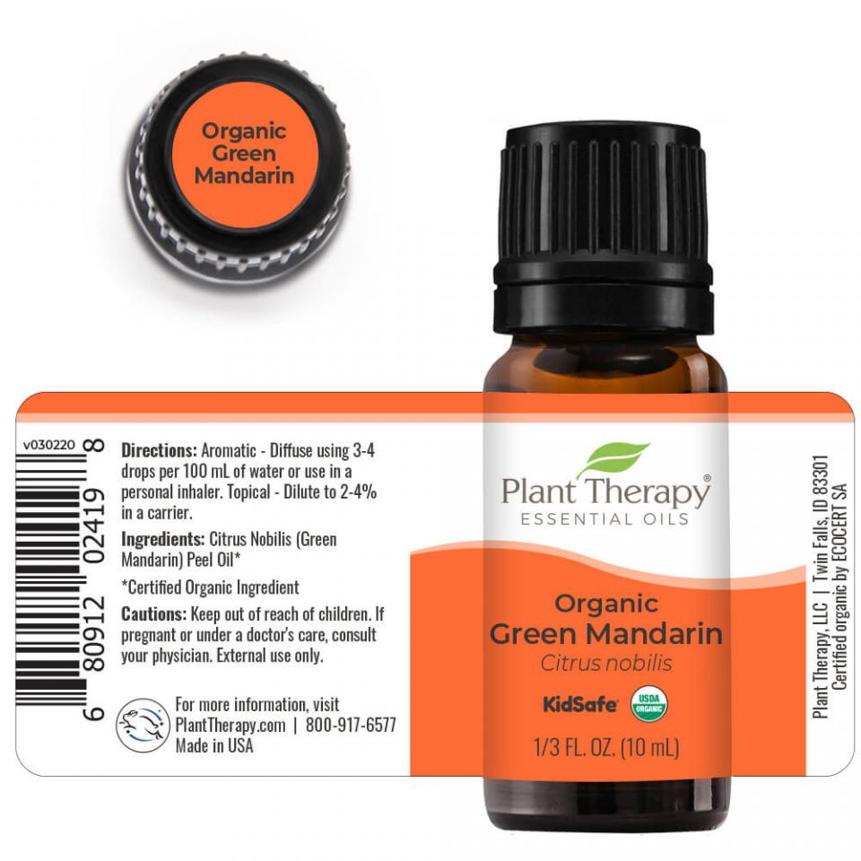 Organic Green Mandarin Essential Oil