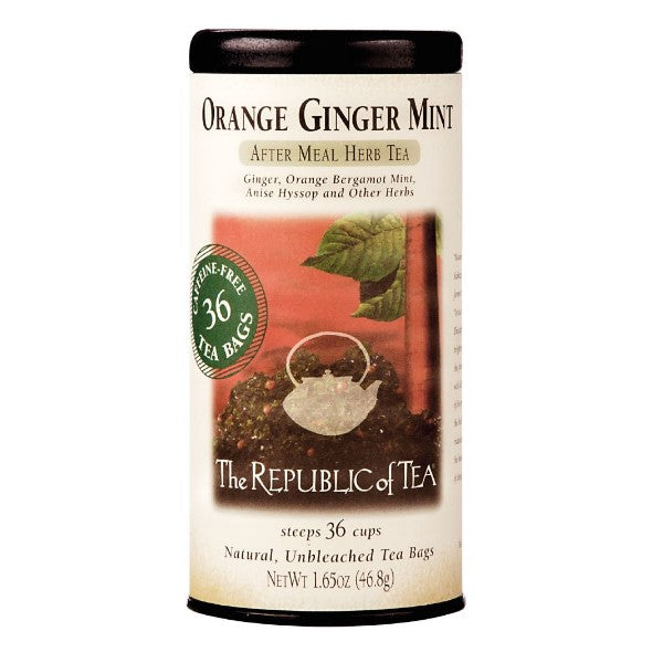 Orange Ginger Mint Herbal Tea - My Village Green