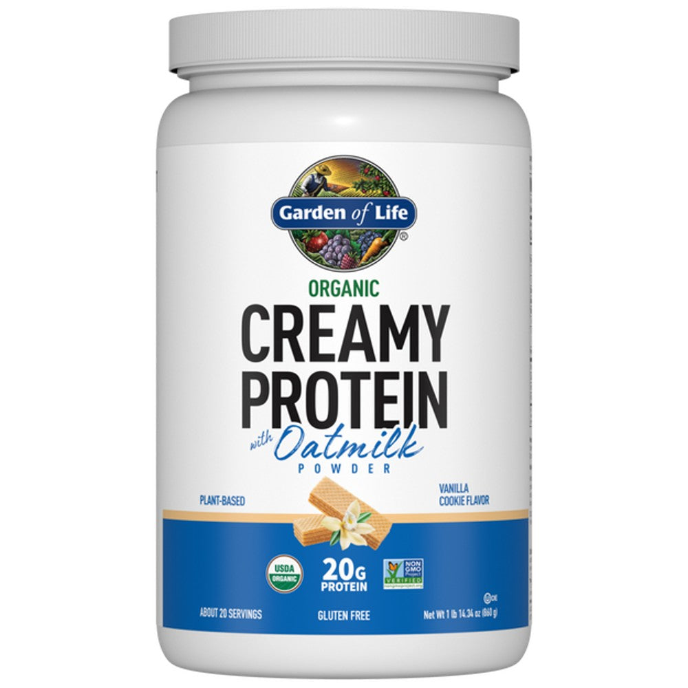 Organic Creamy Protein with Oatmilk – Vanilla Cookie - Garden of Life