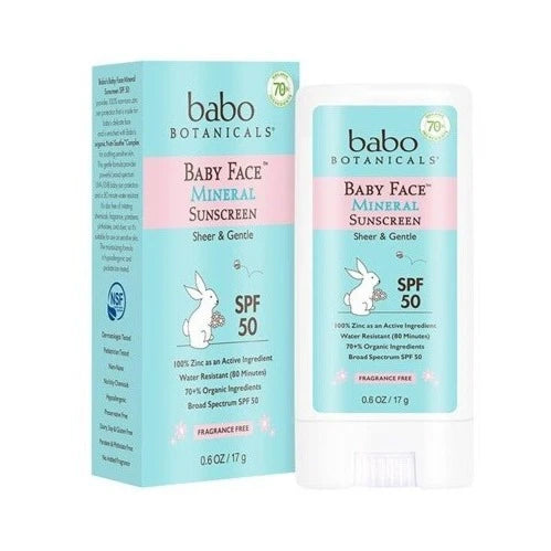 Baby Mineral Sunscreen Spf50 - Babo Botanicals