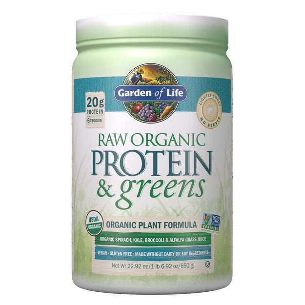 RAW Protein & greens Lightly Sweet - Garden of Life