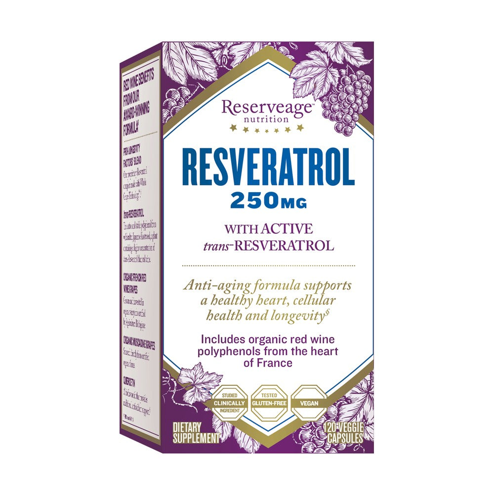 Resveratrol 250mg With Active Trans Resveratrol
