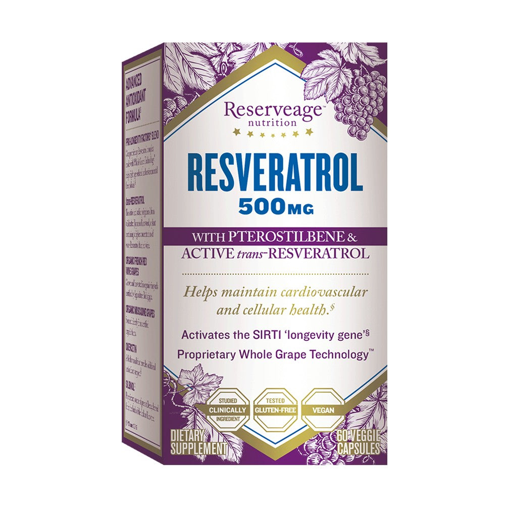 Resveratrol With Pterostilbene 500mg