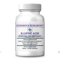 Thumbnail for R Lipoic Acid 100 mg - Geronova Research