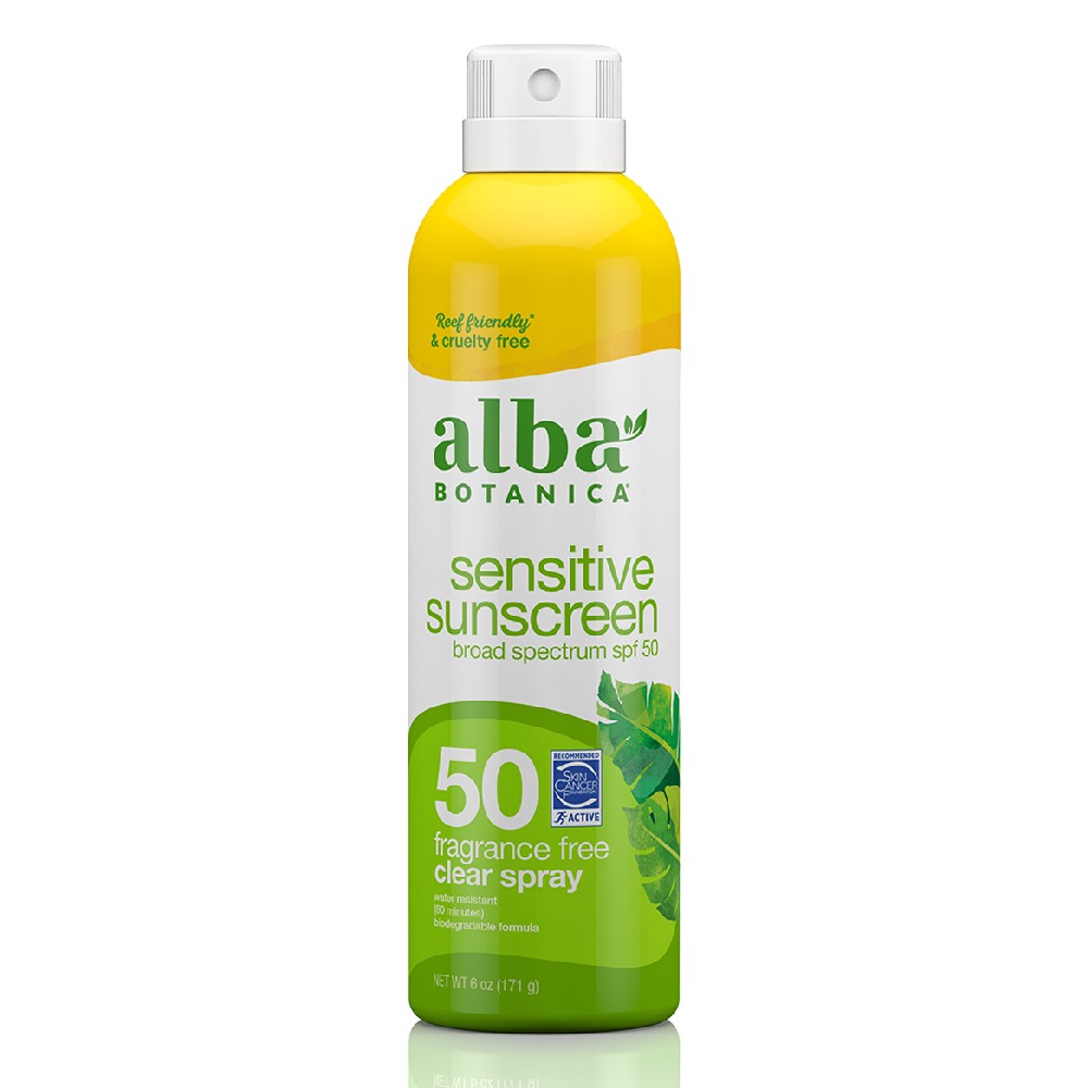 Sensitive Sunscreen Fragrance Gree Spf 50 - Alba Botanica