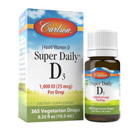 Thumbnail for Super Daily D3 1,000 IU (25 mcg) - Carlson