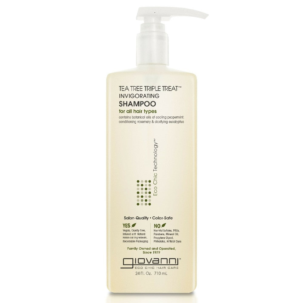 Tea Tree Triple Treat Invigorating Shampoo - Giovanni