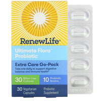 Thumbnail for Ultimate Flora Probiotic, Extra Care Go-Pack, 30 Billion Live Cultures - My Village Green
