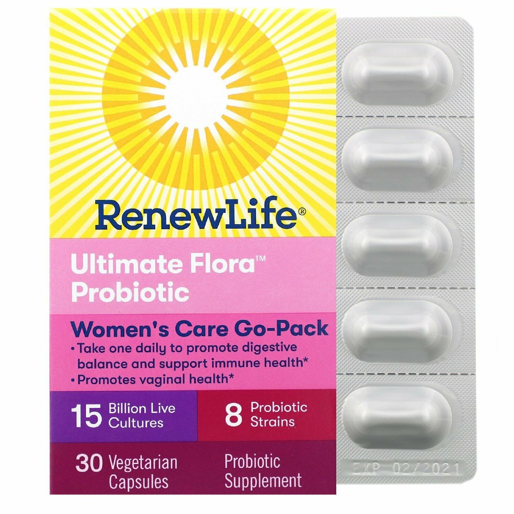 Ultimate Flora Women's Care Probiotic Go-Pack, 15 Billion - My Village Green