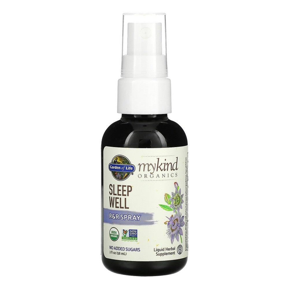 MyKind Organics, Sleep Well, R&R Spray - Garden of Life