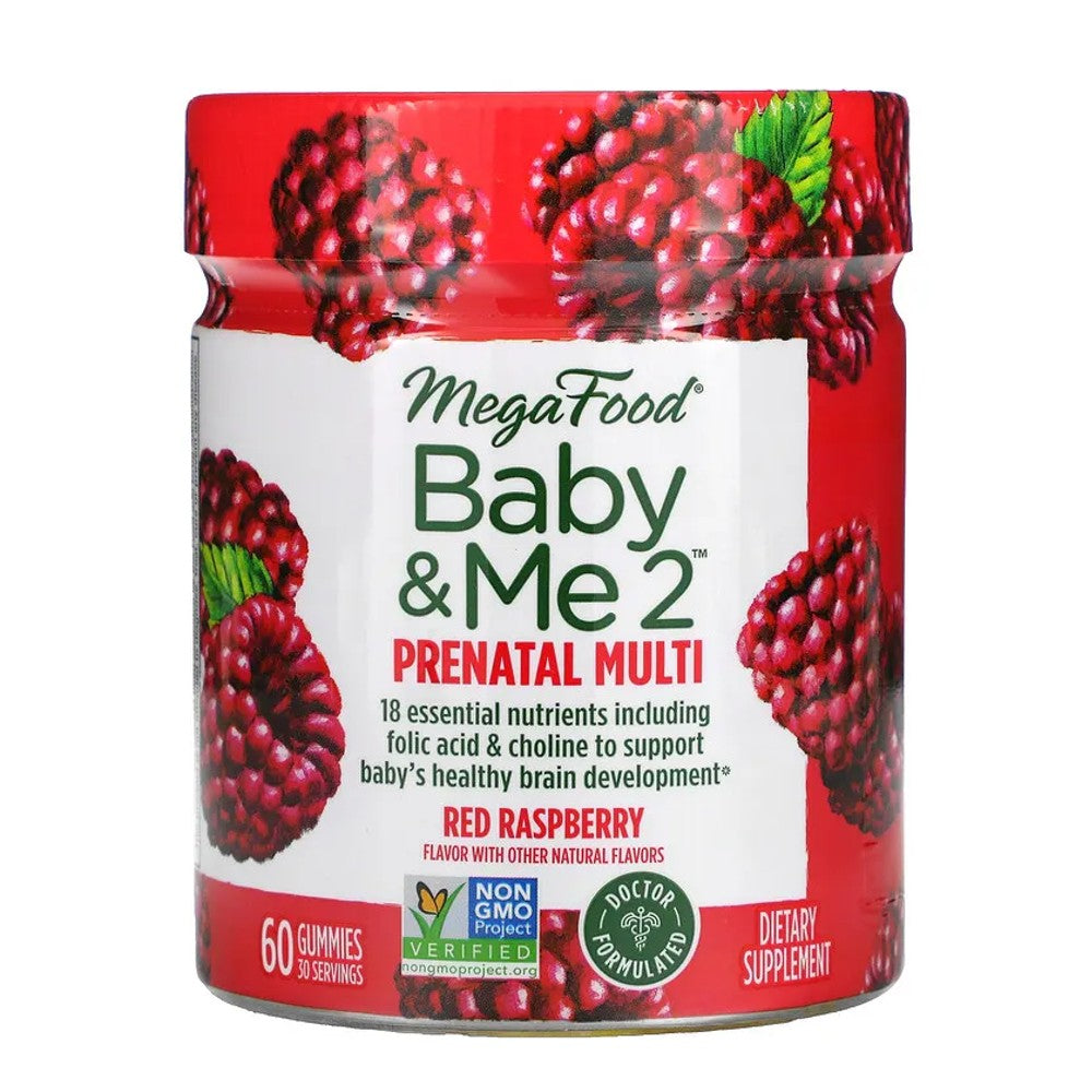 Baby & Me 2, Prenatal Multivitamin, Red Raspberry