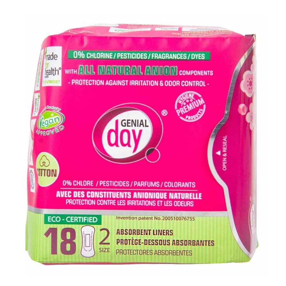 Feminine Liner Anion Strip Absorbant - Genial Day