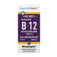 Thumbnail for No Shot B-12 B-6 & Methylfolate - Continental Vit.CO