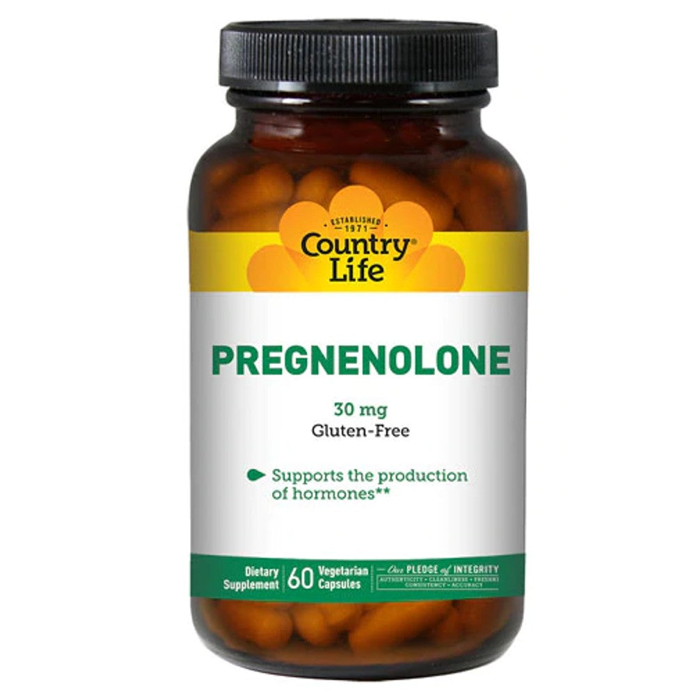 Pregnenolone Caps 30 mg - Country Life