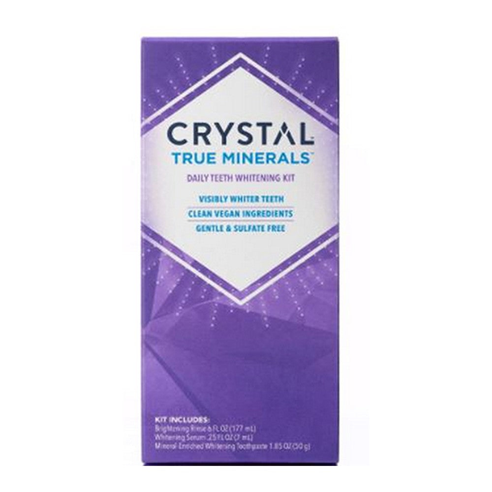 Daily Teeth Whitening Kit 3 Piece - Crystal