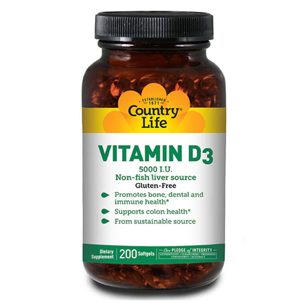 Vitamin D3 5,000 I.U - Country Life