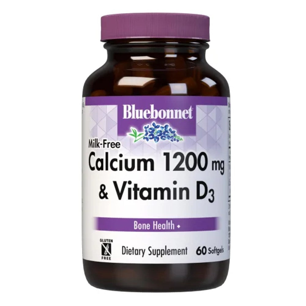 Bluebonnet Calcium 1200 mg & Vitamin D3 (Milk-Free) - Bluebonnet