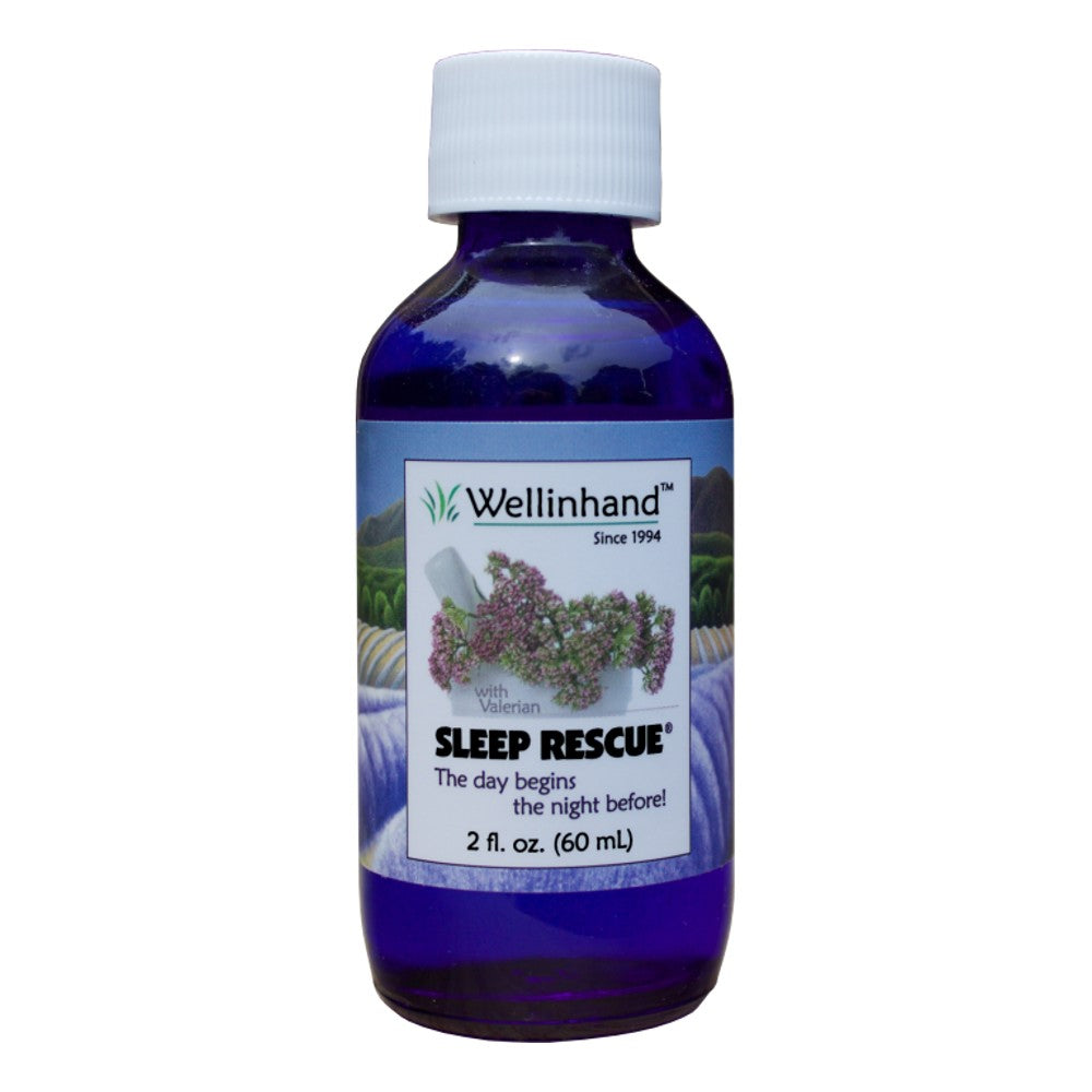 Sleep Rescue glass bottle