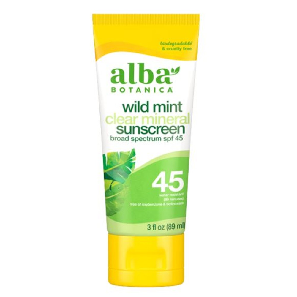 Clear Mineral Sunscreen Lotion, SPF 45 - Alba Botanica