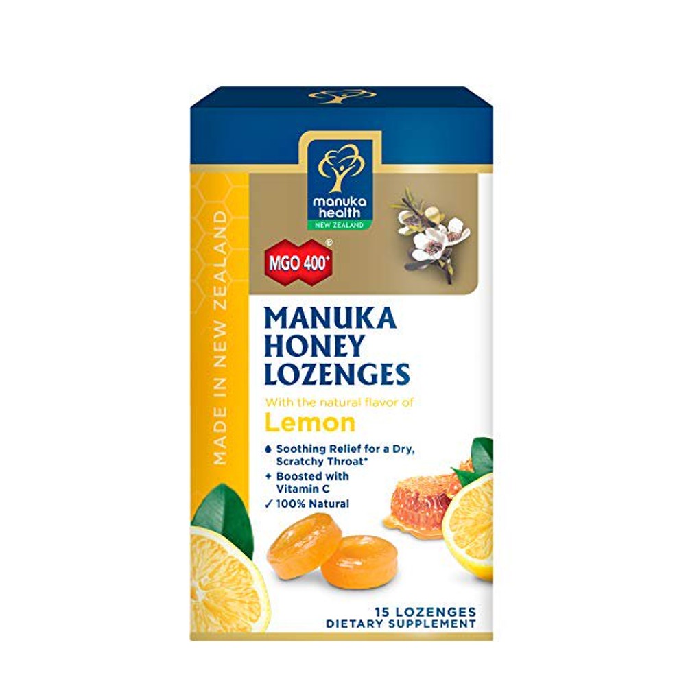 MGO 400+ Manuka Honey Lozenges with Lemon - Flora