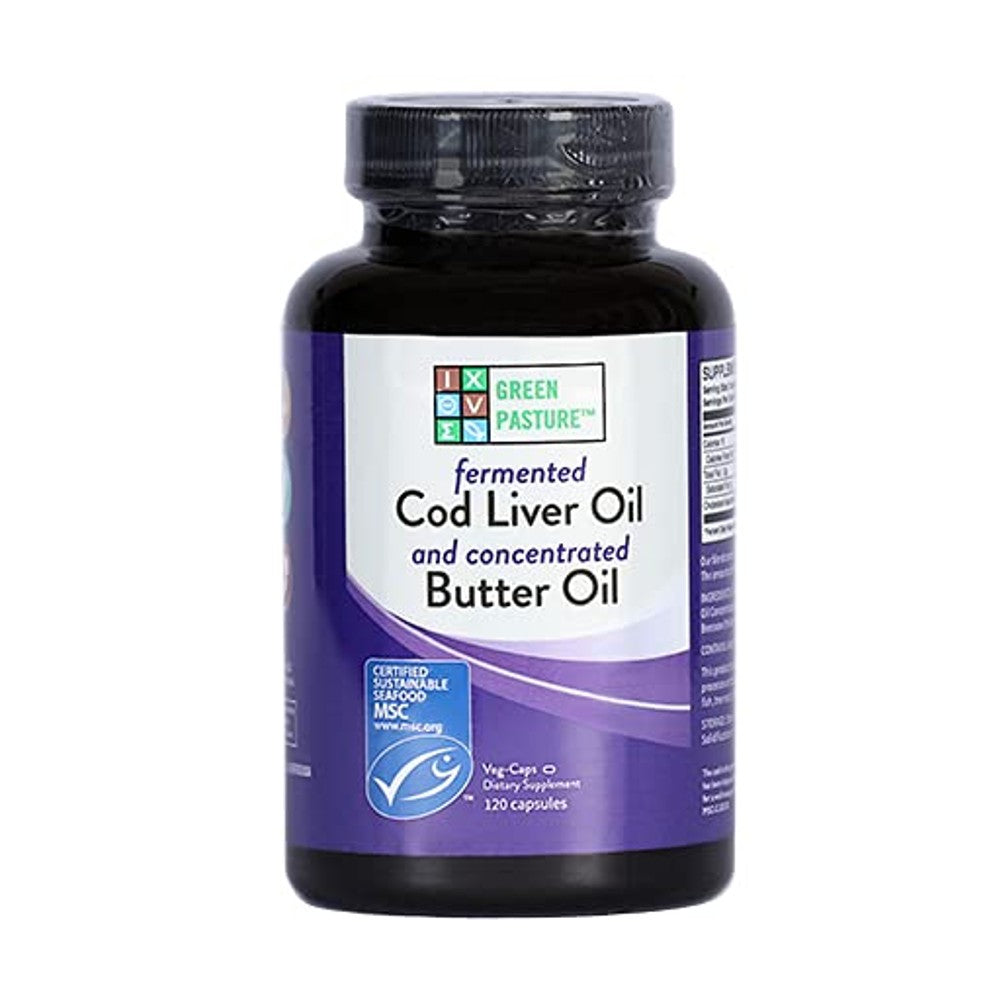 Fermented Cod Liver Oil & Concentrated Butter Oil Blend - Capsule