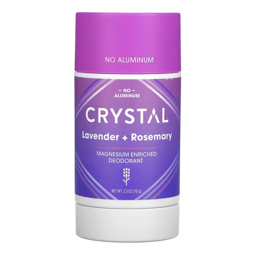 Magnesium Enriched Deodorant, Lavender + Rosemary - Crystal
