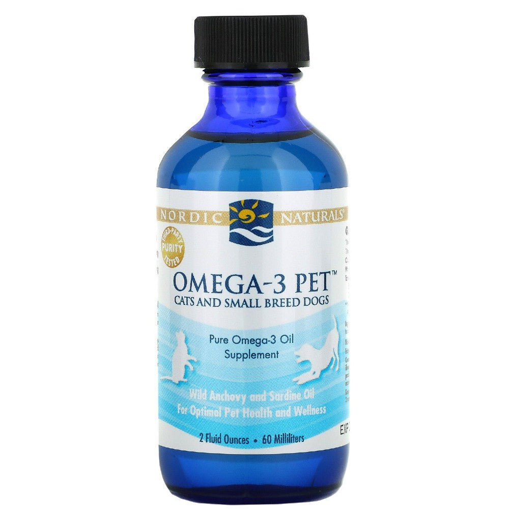 Omega-3 Pet, Cats and Small Breed Dogs