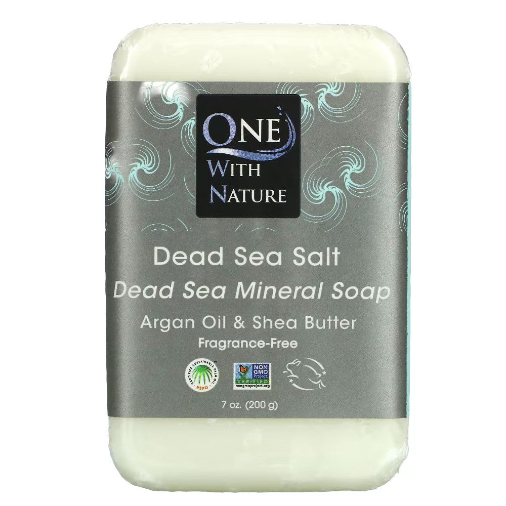 Dead Sea Mineral Bar Soap, Fragrance Free