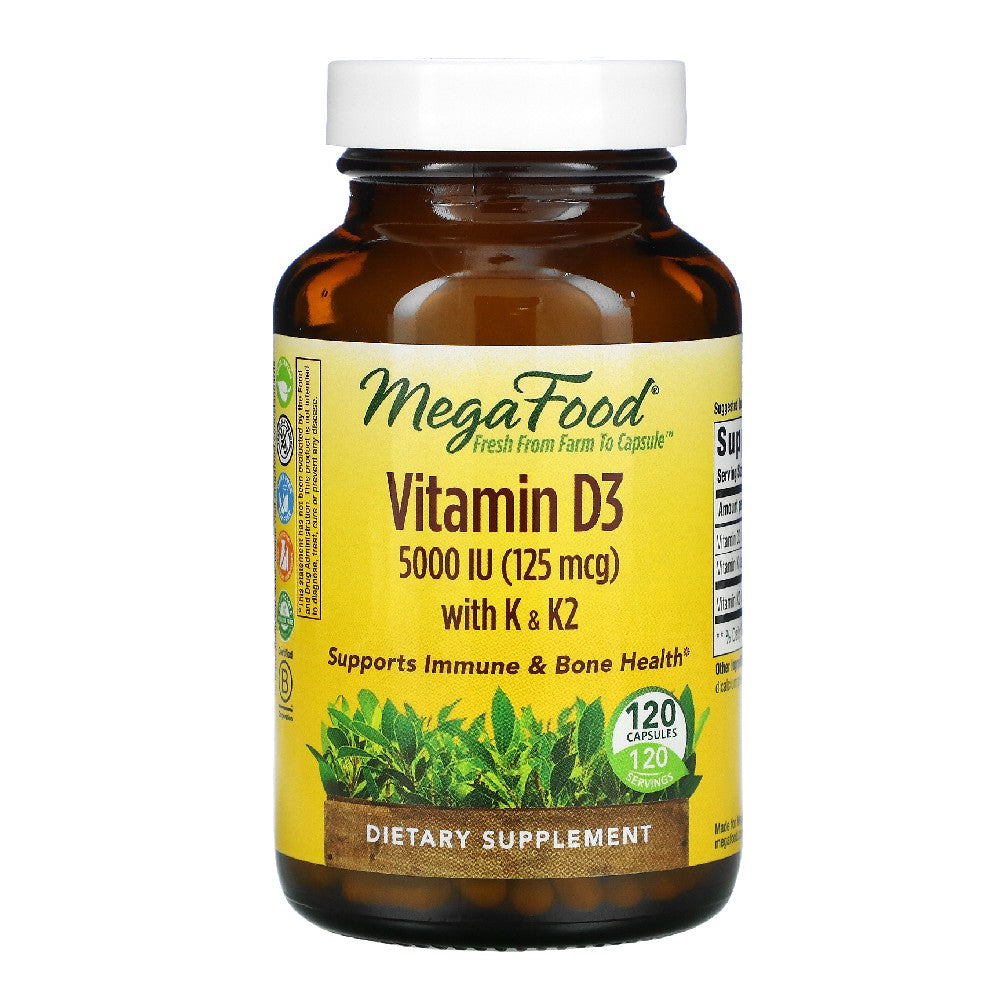 Vitamin D3 with K & K2, 5000 IU