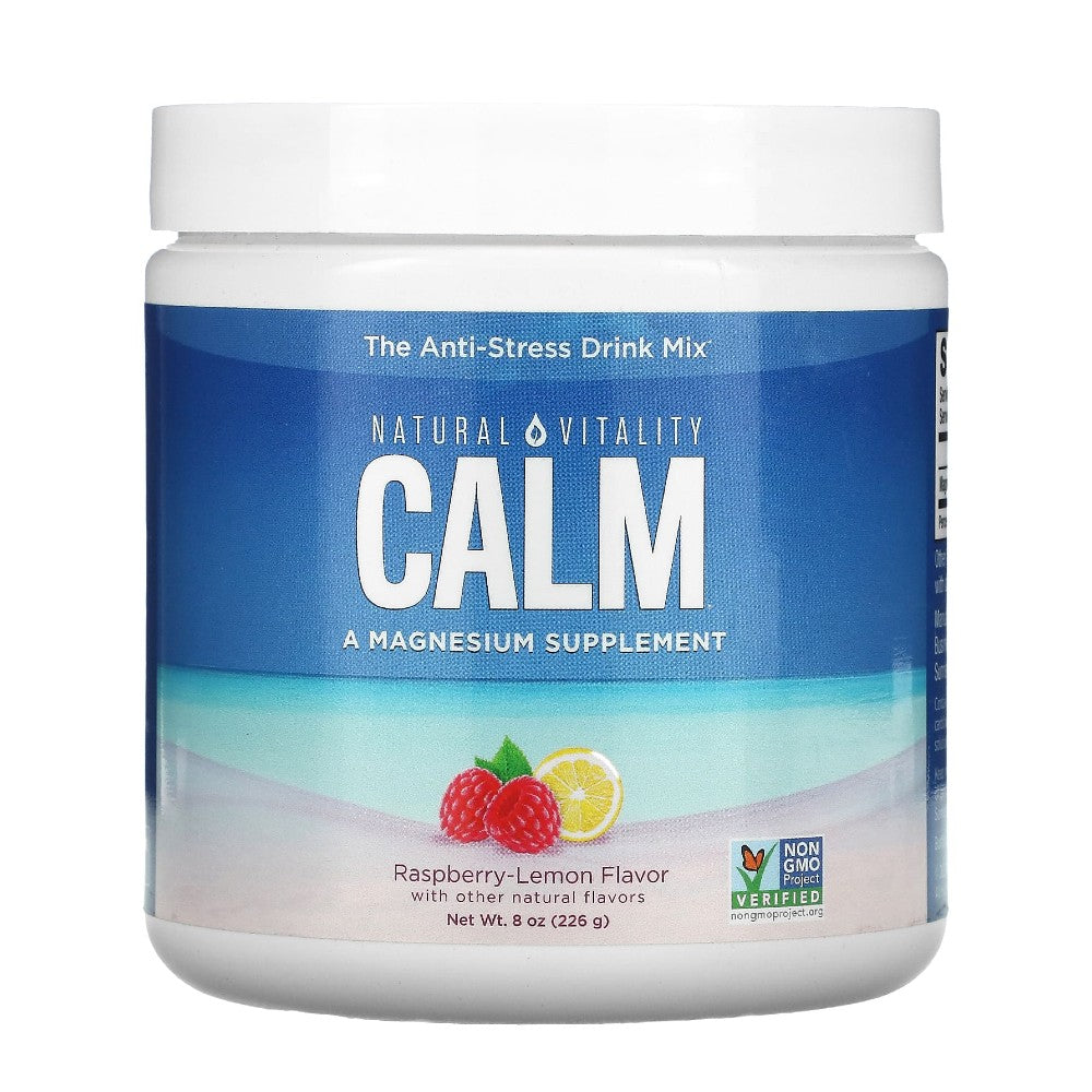 Calm X Raspberry Powder CALM, The Anti-Stress Drink Mix, Raspberry-Lemon – My Village Green