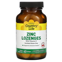 Thumbnail for Zinc Lozenges Cherry Flavor - Country Life