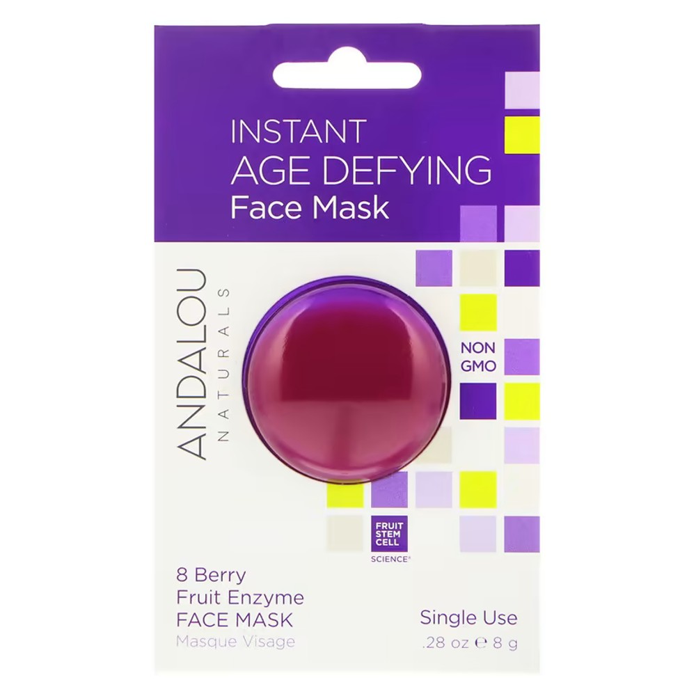 Instant Age Defying, 8 Berry Fruit Enzyme Beauty Face Mask - Andalou Naturals