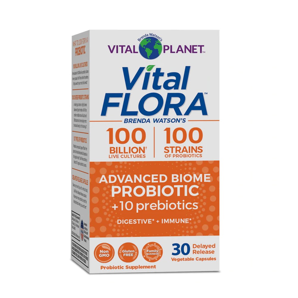 Vital Flora Advanced Biome Probiotic + 10 Probiotics 30