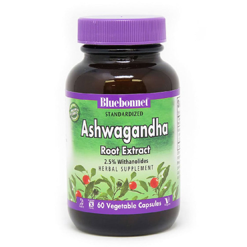 Nutrition Standardized Ashwagandha Root Extract - Bluebonnet