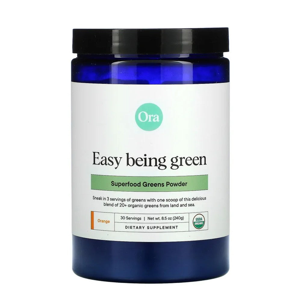 Easy Being Green, Superfood Greens Powder, Orange