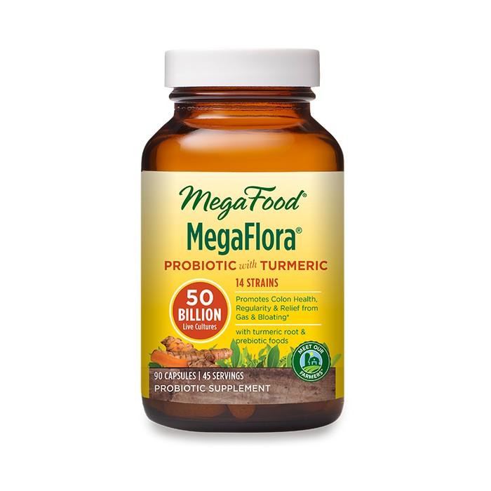 MegaFlora Probiotic with Turmeric - My Village Green