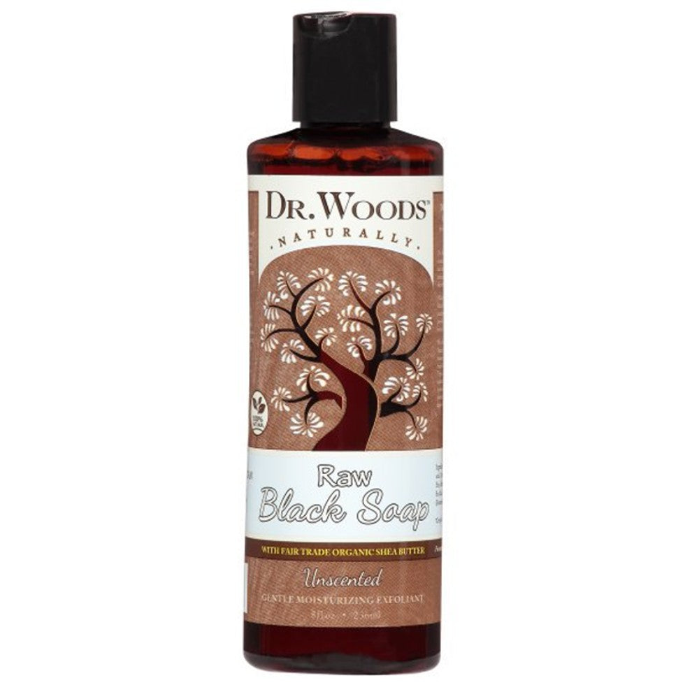 Liquid Raw Black Soap - Dr Woods