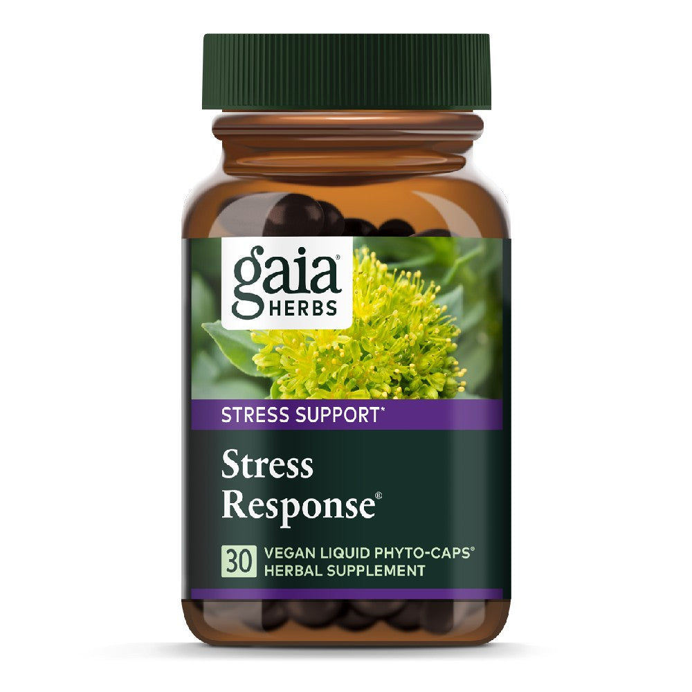 Stress Response with Rhodiola, Ashwagandha Holy Basil - Gaia Herbs