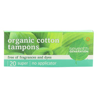 Thumbnail for Chlorine Free Organic Cotton Tampons