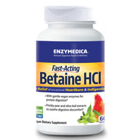 Thumbnail for Fast-Acting Betaine HCL - Enzymedica