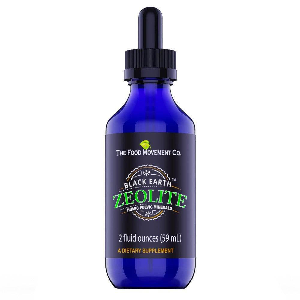 The Food Movement - Black Earth Zeolite with Humic Fulvic Acids - 2oz