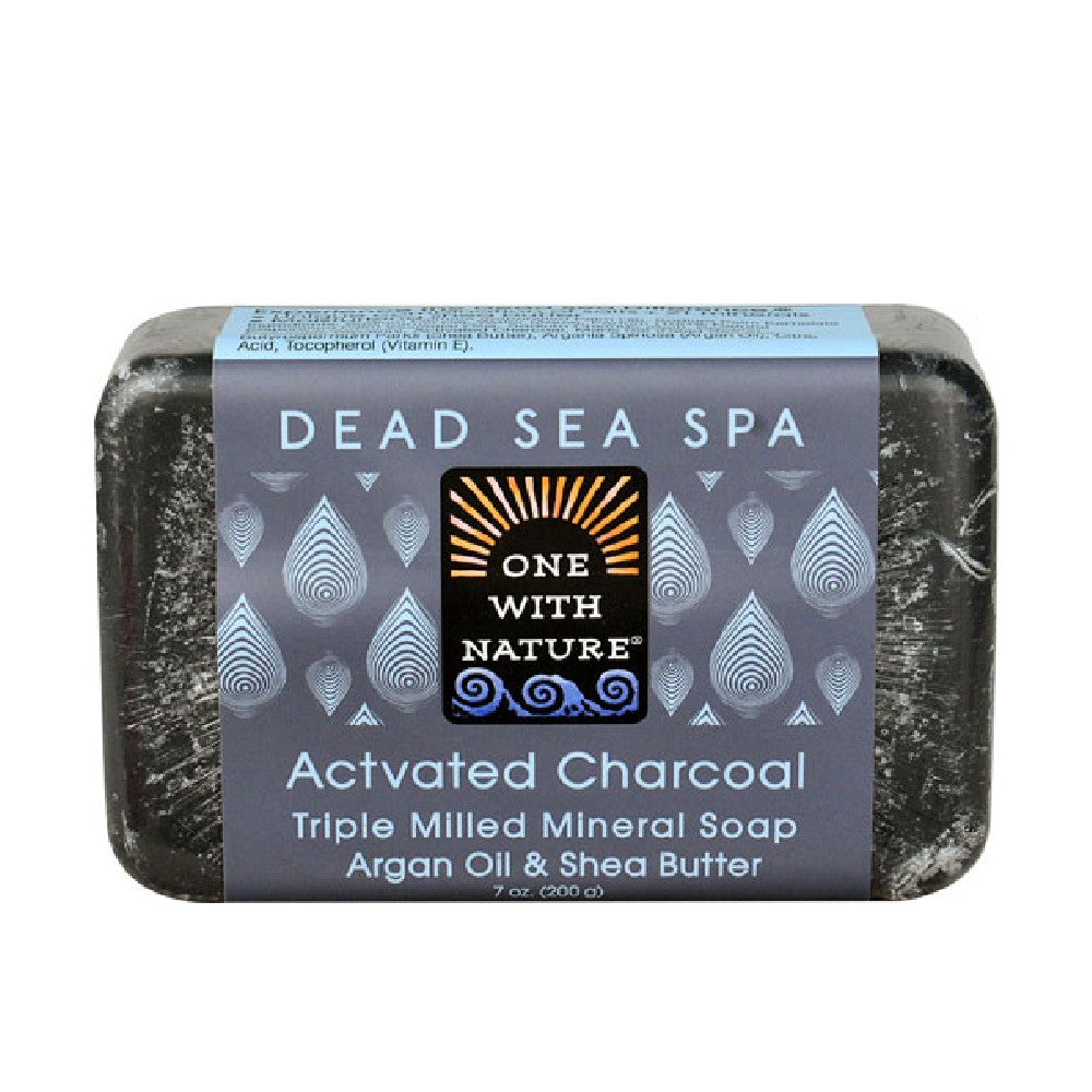 Activated Charcoal Triple Milled Mineral Soap Argan Oil & Shea Butter