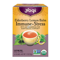 Thumbnail for Elderberry Lemon Balm Immune + Stress Tea Caffeine Free